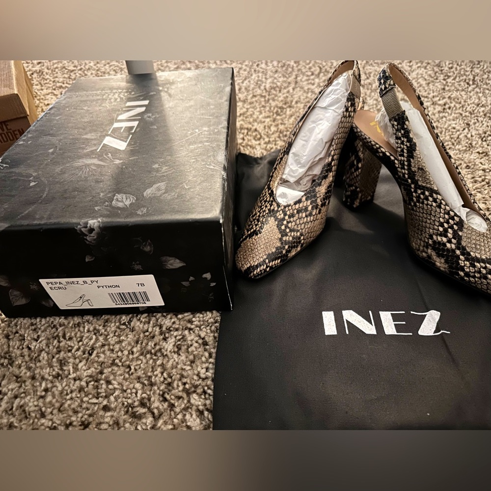 INEX-python. Brand new in box and never been worn. Size 7B